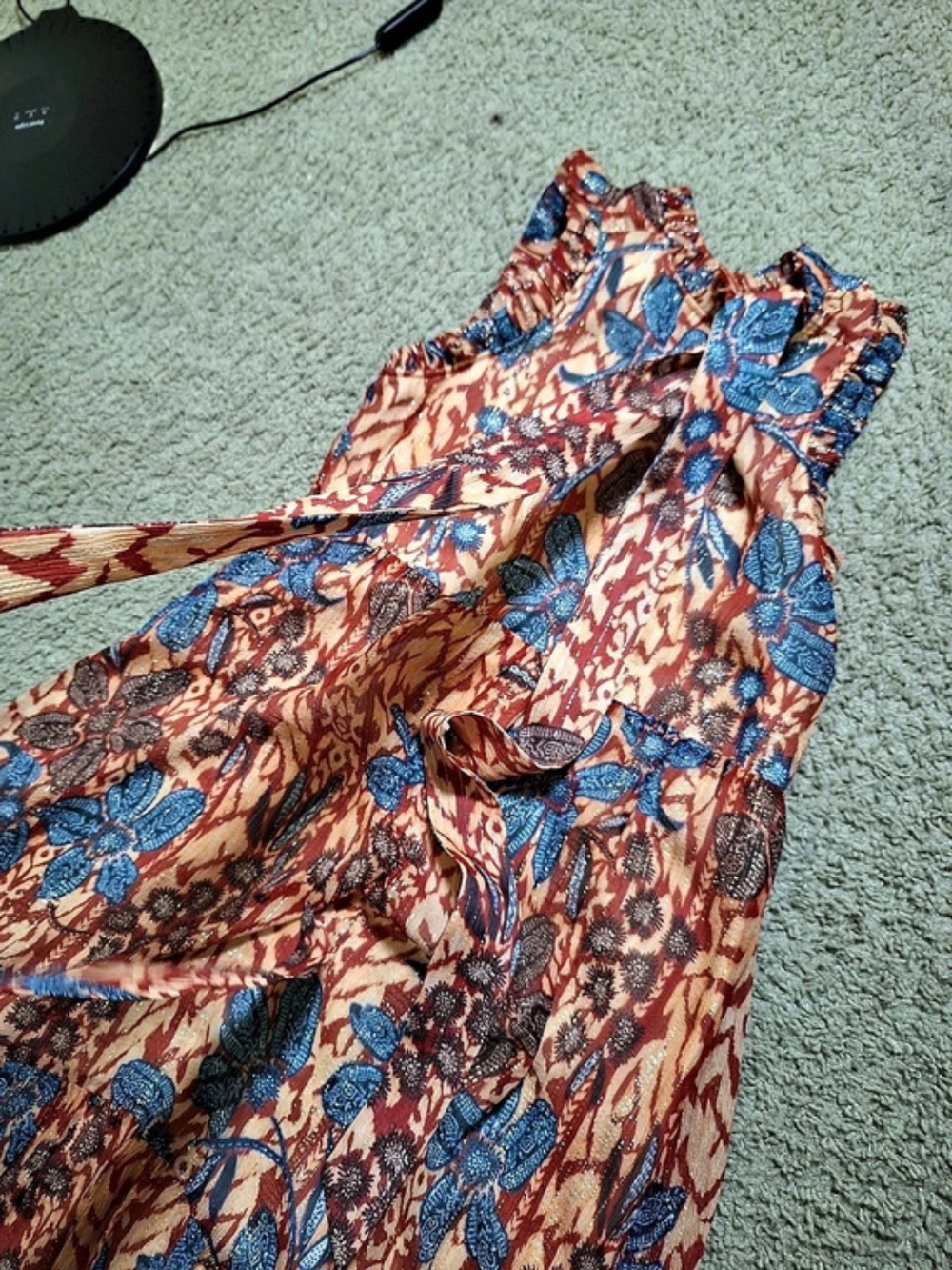 Marie Oliver Floral Multi Coloure Maxi Dress Size XS - Picture 5 of 10